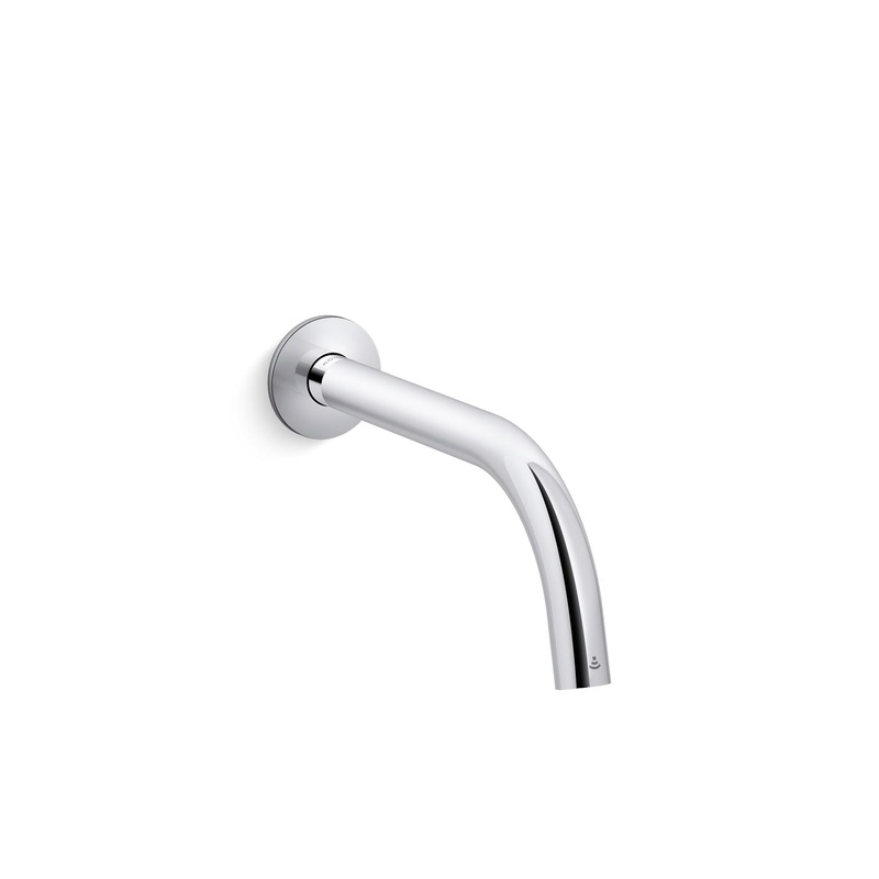 KOHLER K-126MT36-SANA-CP Components Touchless Wall-Mount Lavatory Faucet With Kinesis Sensor Technology, Tube Design, Hes-Powered, 0.5 Gpm - Polished Chrome