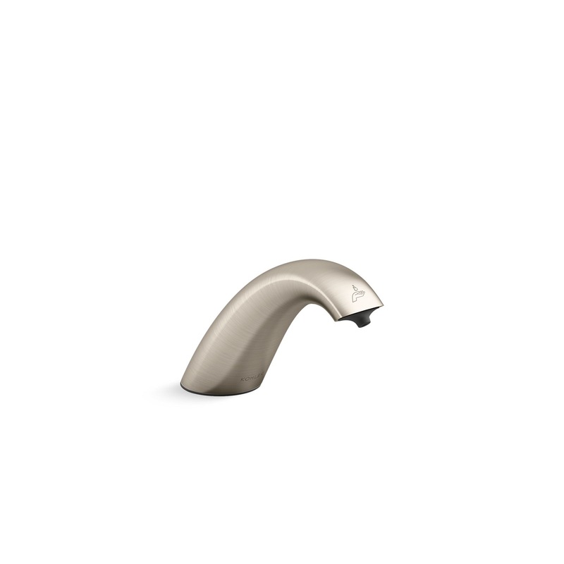 KOHLER K-25194-BN Curve Touchless Foaming Soap Dispenser, Dc-Powered - Vibrant Brushed Nickel