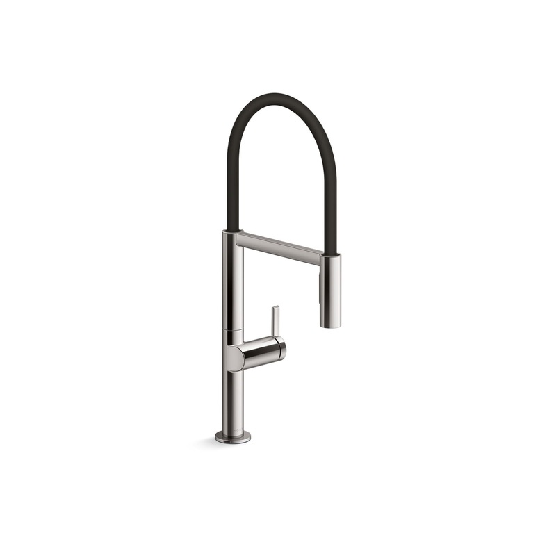 KOHLER K-28267-TT Components Semi-Professional Kitchen Sink Faucet With Two-Function Sprayhead - Vibrant Titanium