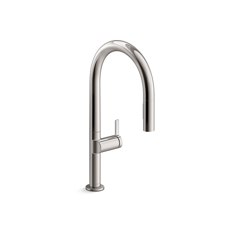 KOHLER K-28268-TT Components Pull-Down Kitchen Sink Faucet With Two-Function Sprayhead - Vibrant Titanium