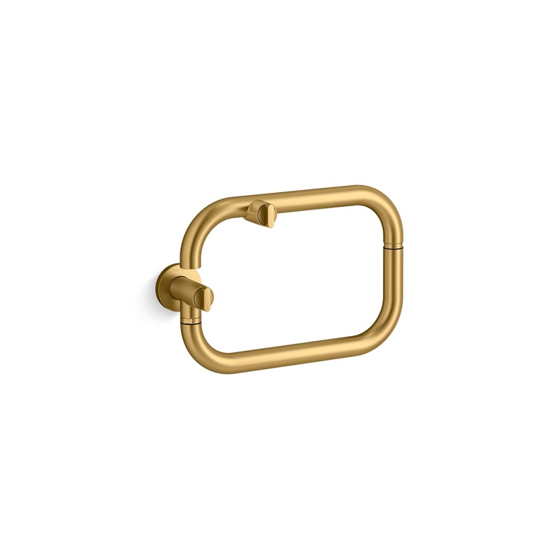 KOHLER K-28276-2MB Components Wall-Mount Pot Filler - Vibrant Brushed Moderne Brass