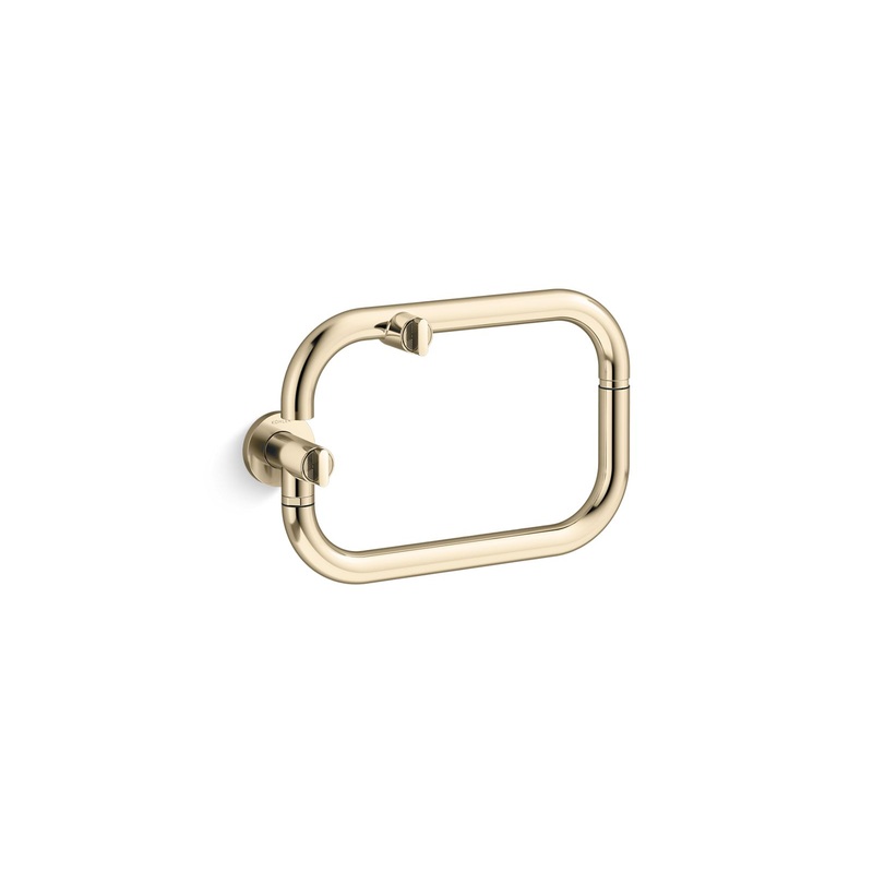 KOHLER K-28276-AF Components Wall-Mount Pot Filler - Vibrant French Gold