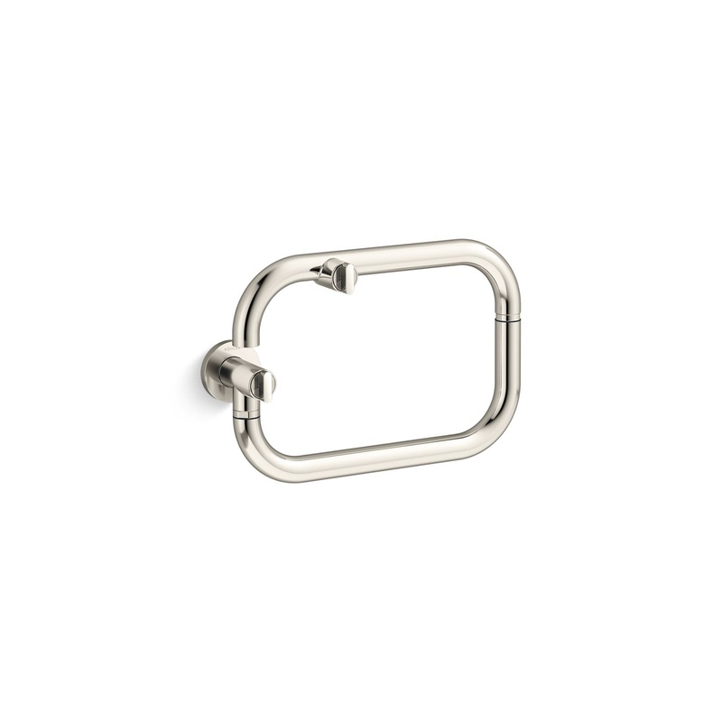 KOHLER K-28276-SN Components Wall-Mount Pot Filler - Vibrant Polished Nickel