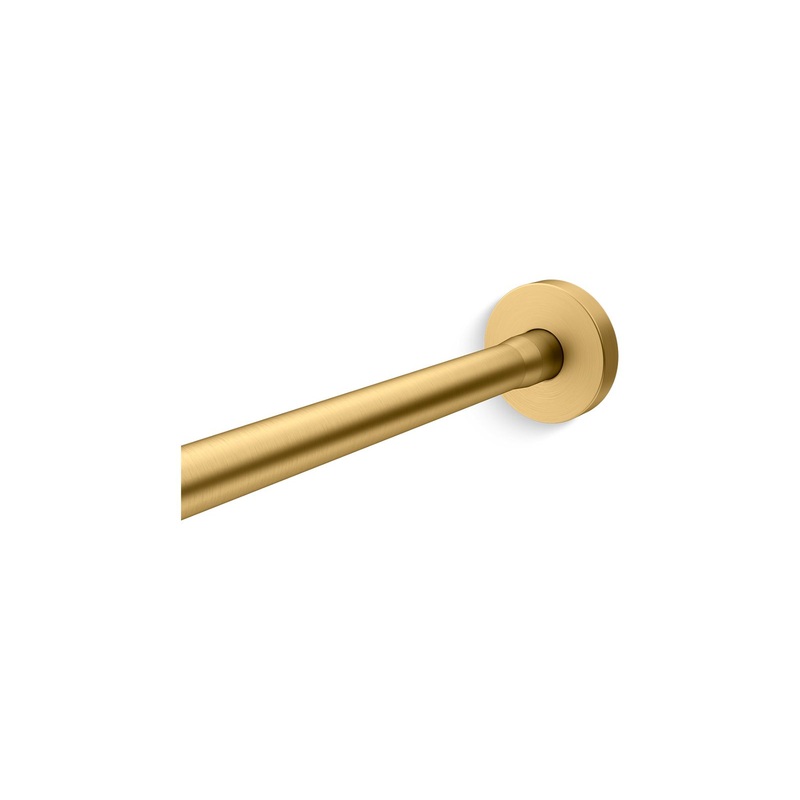KOHLER K-33810-2MB Elate Shower Rod - Vibrant Brushed Moderne Brass