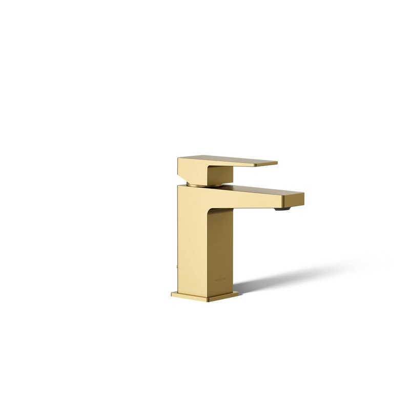 KOHLER K-99760-4K-2MB Honesty Single-Handle Bathroom Sink Faucet, 1.0 Gpm - Vibrant Brushed Moderne Brass