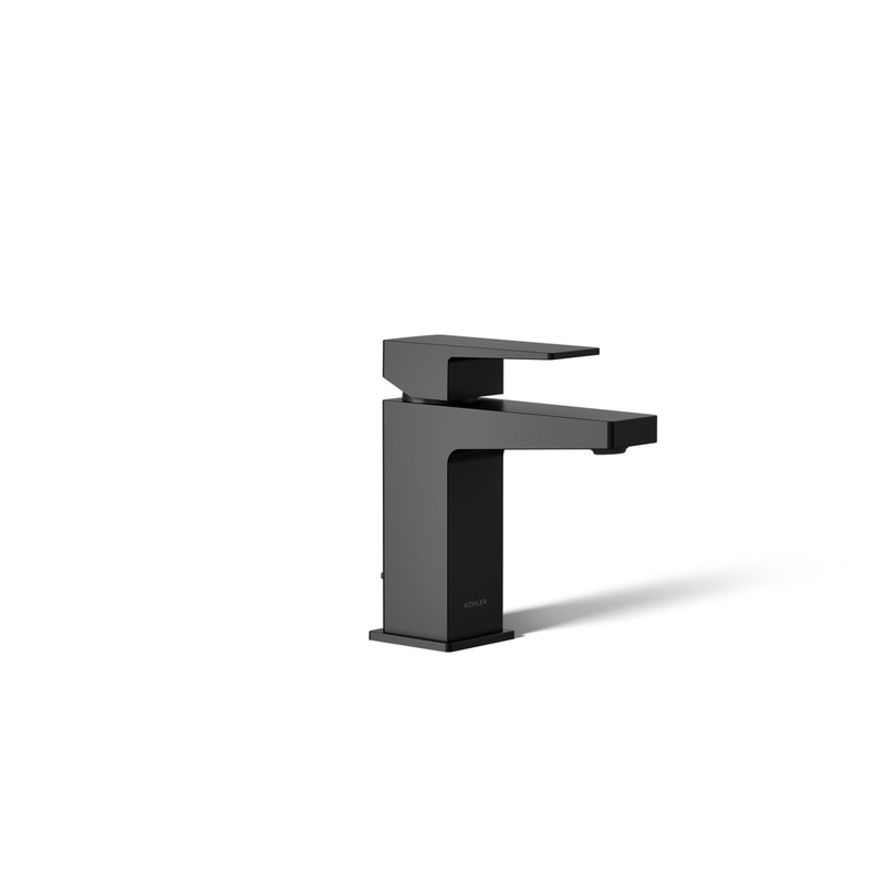 KOHLER K-99760-4K-BL Honesty Single-Handle Bathroom Sink Faucet, 1.0 Gpm - Matte Black