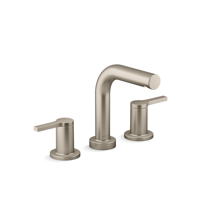 KOHLER K-T33969-4-BN Elate Deck-Mount Bath Faucet Trim - Vibrant Brushed Nickel