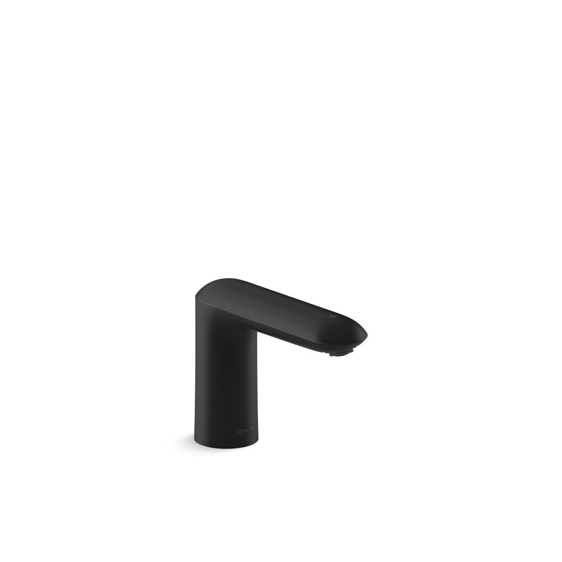 KOHLER K-103K36-SANA-BL Kumin Touchless Faucet With Kinesis Sensor Technology, Ac-Powered - Matte Black
