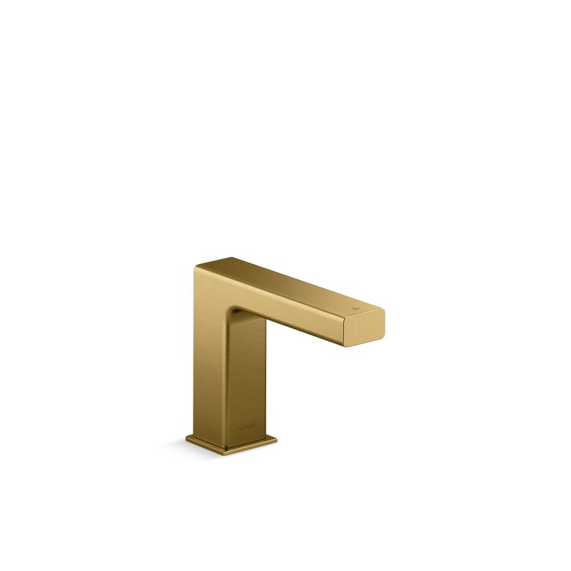 KOHLER K-103S36-SANA-2MB Strayt Touchless Faucet With Kinesis Sensor Technology, Ac-Powered - Vibrant Brushed Moderne Brass