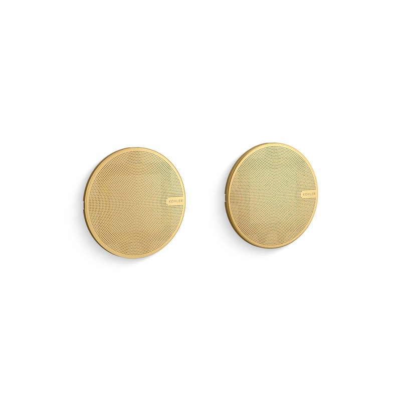 KOHLER K-30318-2MB Soundtile Shower Speakers - Vibrant Brushed Moderne Brass