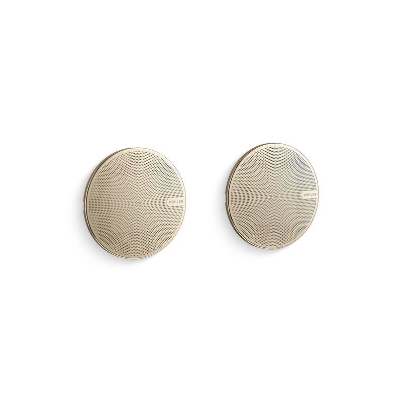 KOHLER K-30318-AF Soundtile Shower Speakers - Vibrant French Gold