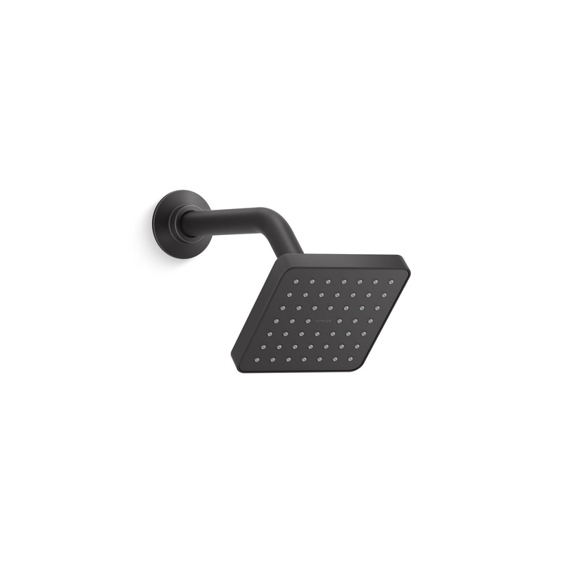 KOHLER K-33597-H-BL Venza Single-Function Showerhead, 1.5 Gpm - Matte Black