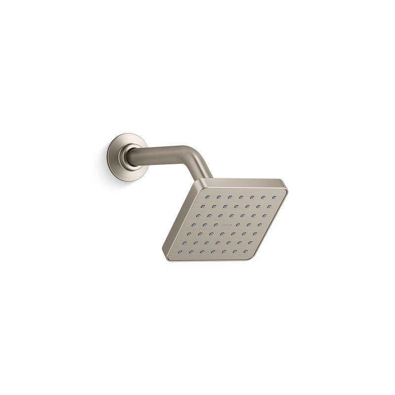 KOHLER K-33597-H-BN Venza Single-Function Showerhead, 1.5 Gpm - Vibrant Brushed Nickel
