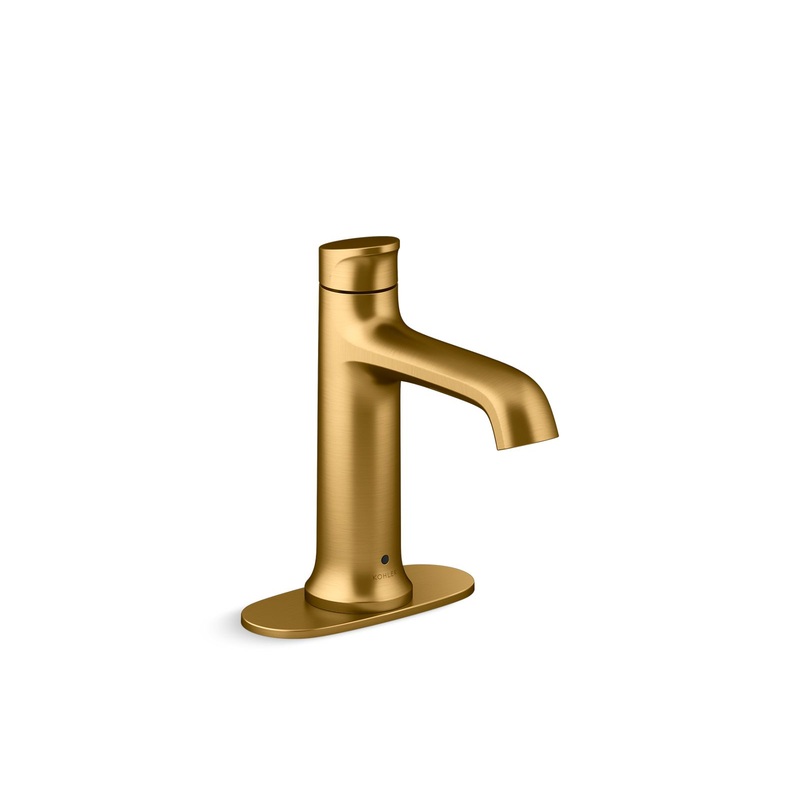 KOHLER K-33624-9-2MB Tone Touchless Bathroom Sink Faucet, 1.2 Gpm - Vibrant Brushed Moderne Brass