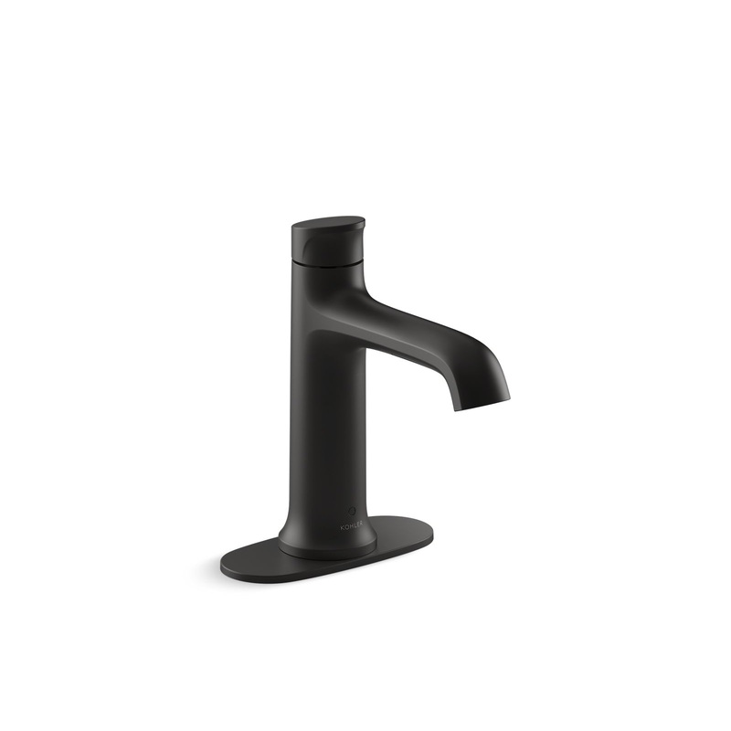 KOHLER K-33624-9-BL Tone Touchless Bathroom Sink Faucet, 1.2 Gpm - Matte Black