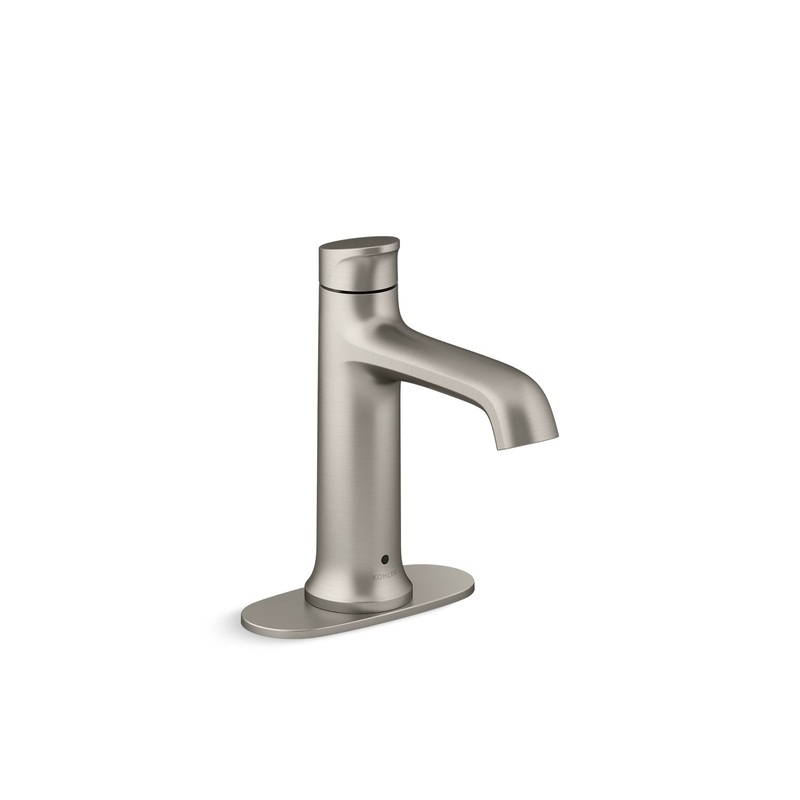 KOHLER K-33624-9-BN Tone Touchless Bathroom Sink Faucet, 1.2 Gpm - Vibrant Brushed Nickel