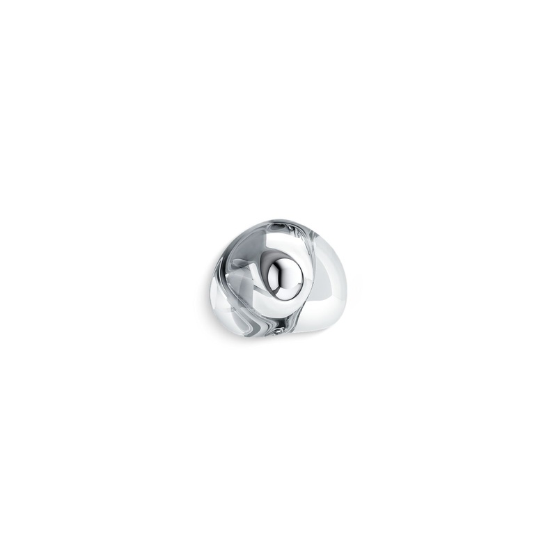 KOHLER K-34748-0L Landshapes By Daniel Arsham Oval Cabinet Knob - Clear