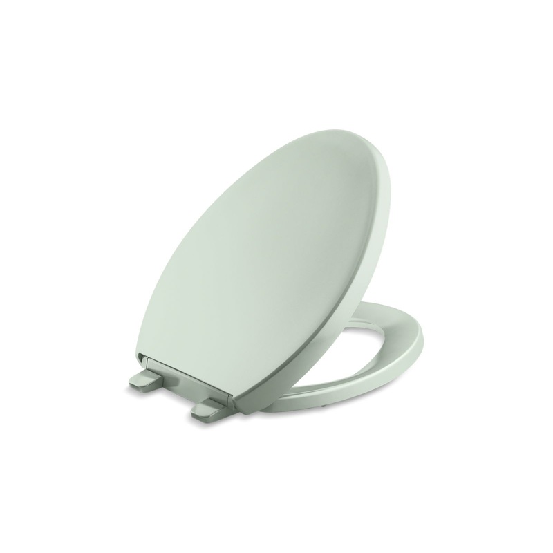 KOHLER K-4008-42 Reveal Quiet-Close Elongated Toilet Seat - Aspen Green