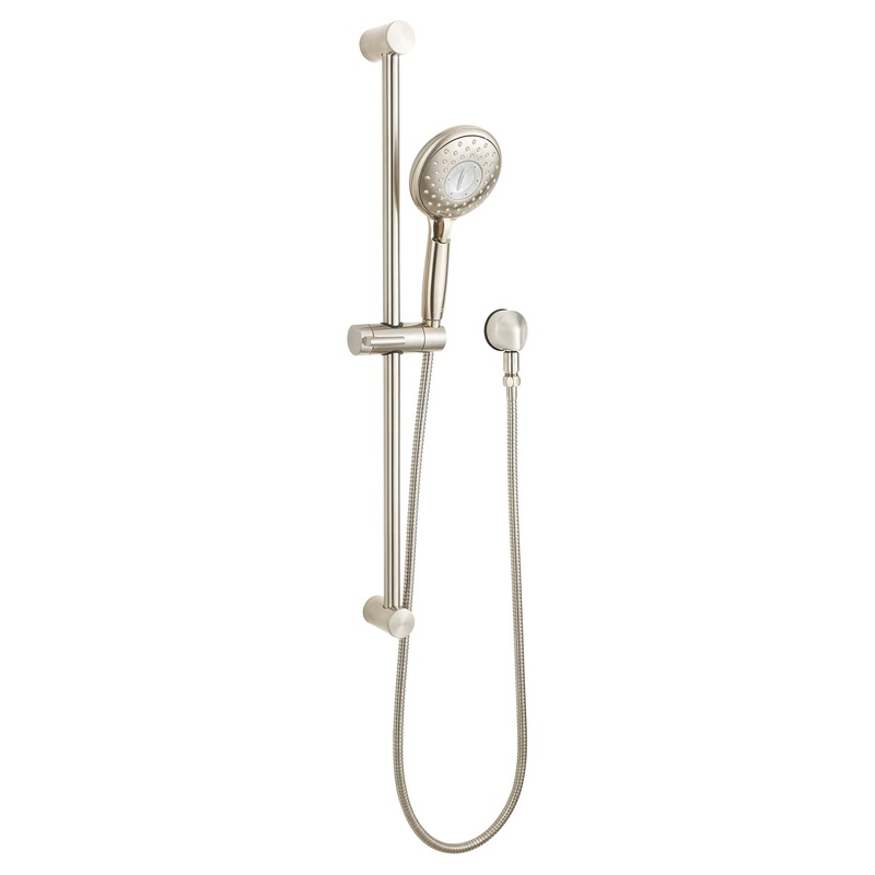 AMERICAN STANDARD 1660774.295, Spectra Handheld 1.8 gpm/6.8 L/min 30-Inch 4-Function Slide Bar Kit in Brushed Nickel