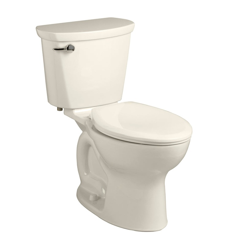 AMERICAN STANDARD 215CA104.222, Cadet PRO Two-Piece 1.28 gpf/4.8 Lpf Standard Height Elongated Toilet Less Seat in Linen