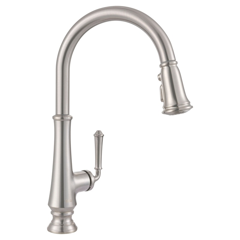 AMERICAN STANDARD 4279300.075, Delancey Single-Handle Pull-Down Dual Spray Function Kitchen Faucet 1.5 gpm/5.7 L/min in Stainless Stl