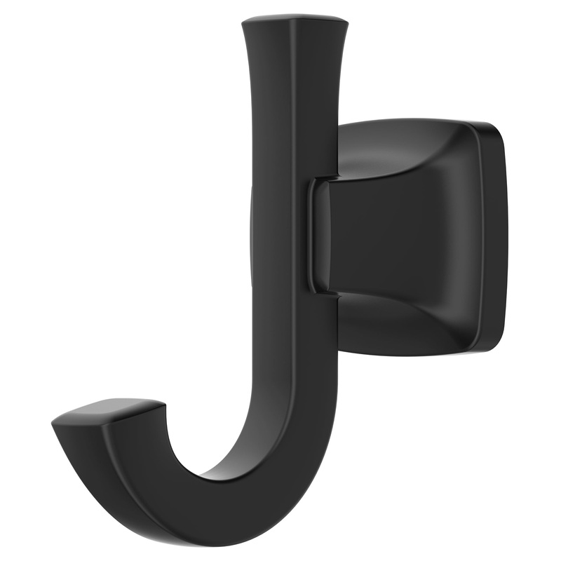 AMERICAN STANDARD 7353210.243, Townsend Double Robe Hook in Matte Black