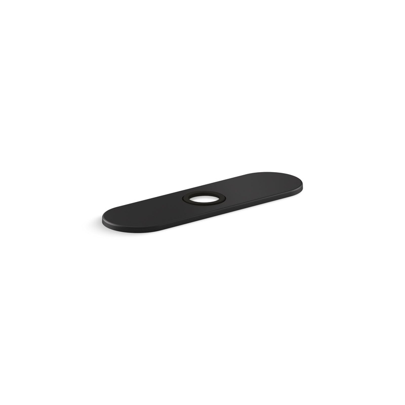 KOHLER K-13479-A-BL 8" Escutcheon Plate For Insight And Kinesis Faucet - Matte Black