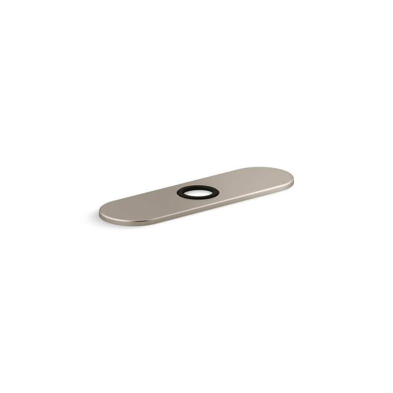 KOHLER K-13479-A-BN 8" Escutcheon Plate For Insight And Kinesis Faucet - Vibrant Brushed Nickel