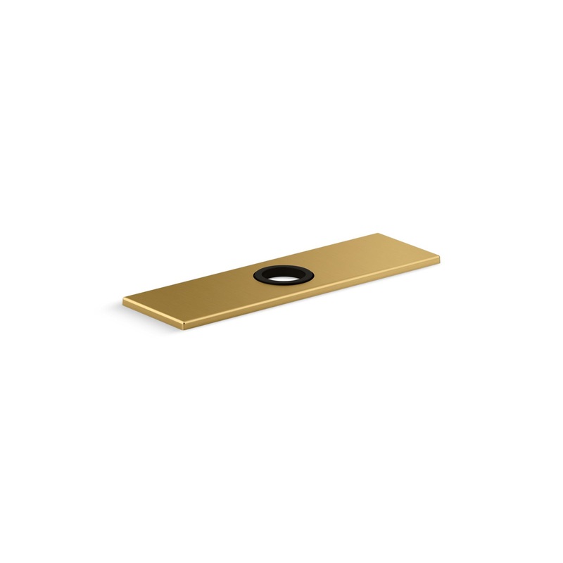 KOHLER K-13479-B-2MB 8" Escutcheon Plate For Insight And Kinesis Faucet - Vibrant Brushed Moderne Brass
