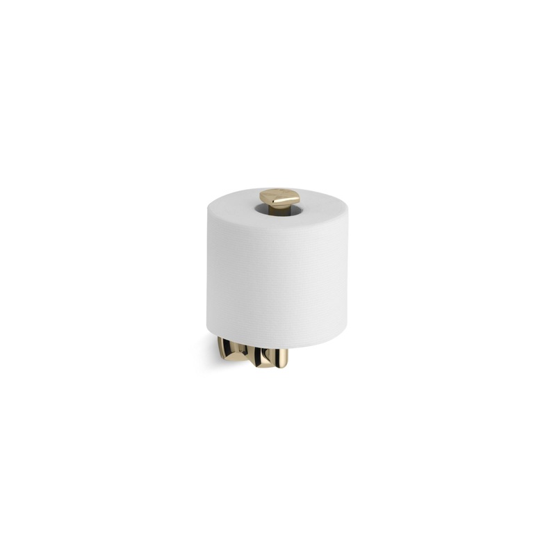 KOHLER K-16255-AF Margaux Vertical Toilet Paper Holder In Vibrant French Gold