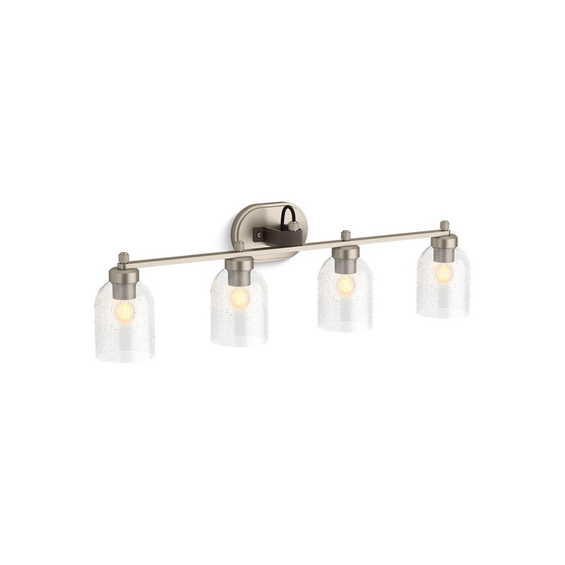 KOHLER K-38419-SC04-BNL Tannage Four-Light Sconce In Brushed Nickel