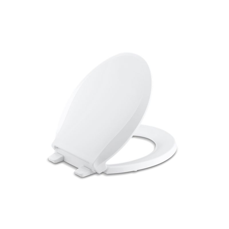 KOHLER K-4639-0 Cachet Quiet-Close round-front toilet seat