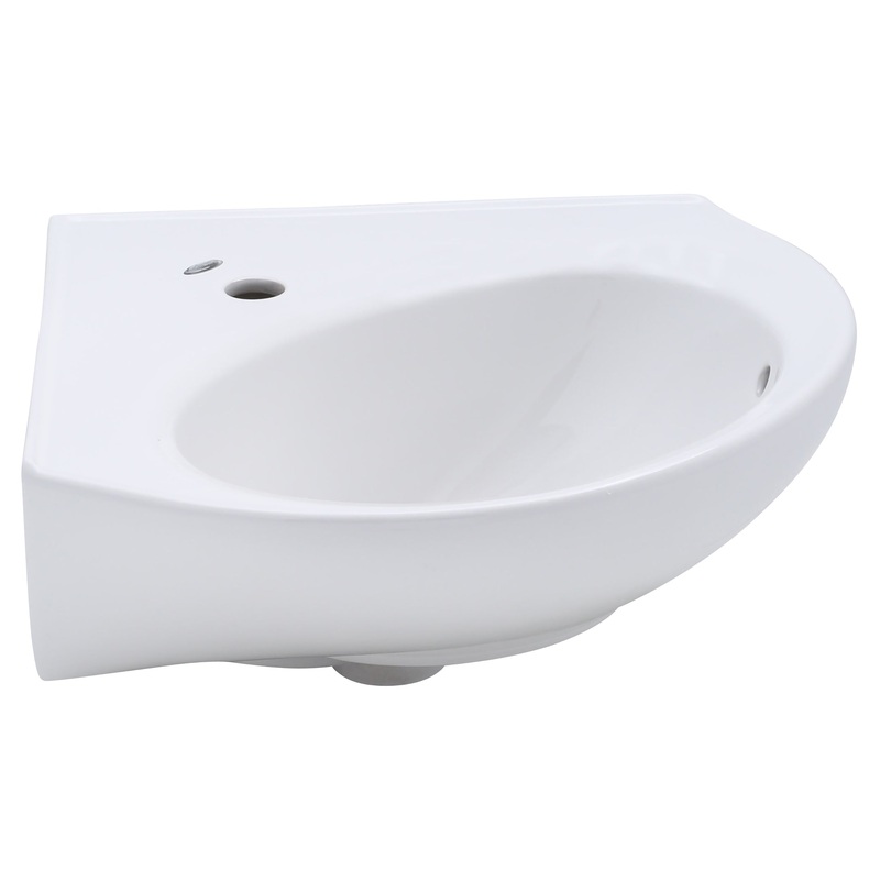 AMERICAN STANDARD 0611001.020, Cornice Center Hole Only Pedestal Sink Top in White