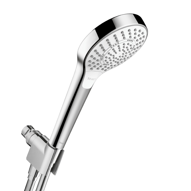 HANSGROHE 04569000 Croma Select S Handshower Set 3-Jet, 2.0 GPM in Chrome