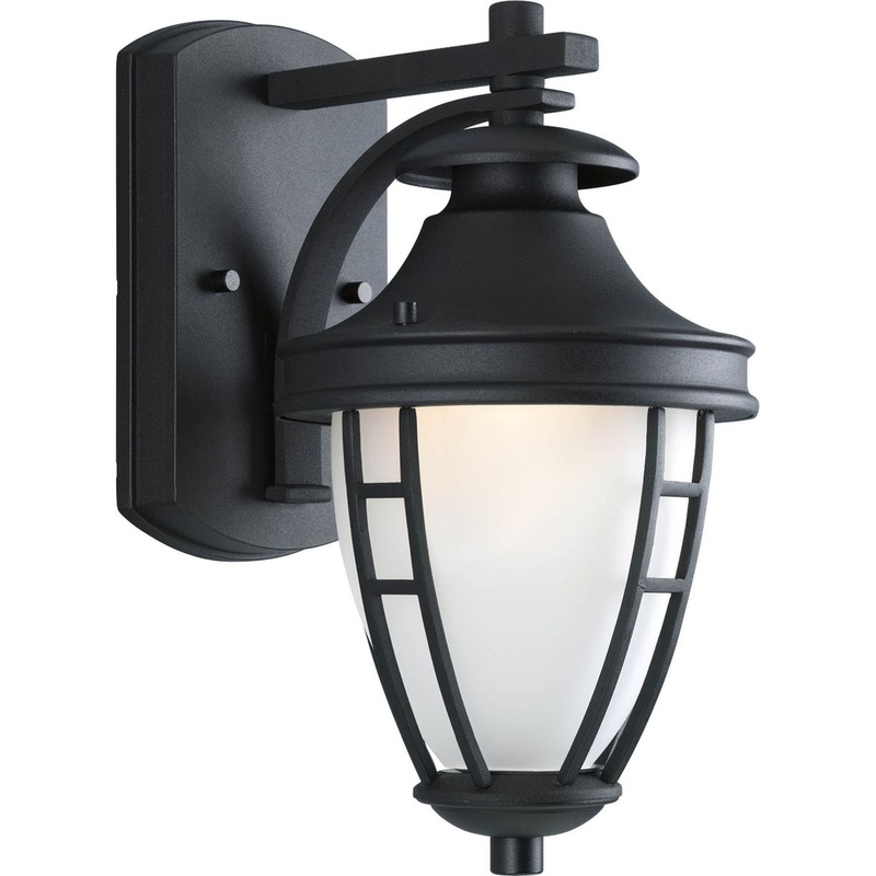 PROGRESS LIGHTING P5775-31 Fairview Collection One-Light Wall Lantern in Textured Black