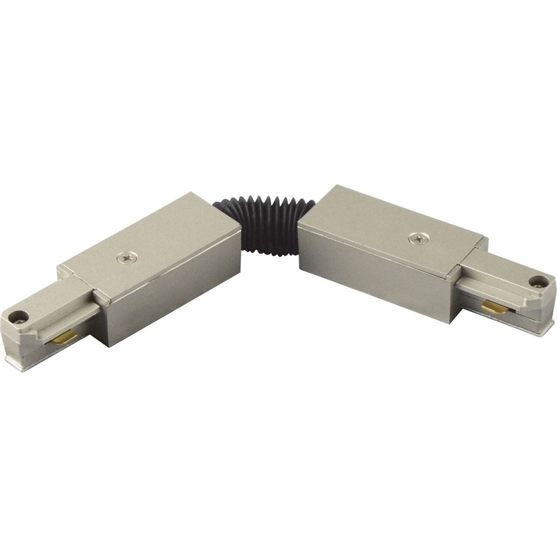 PROGRESS LIGHTING P8736-09 Alpha Trak Flex Connector in Brushed Nickel