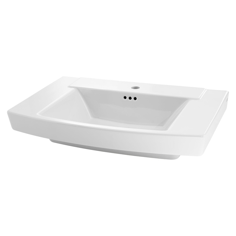 AMERICAN STANDARD 0328001.020, Townsend Center Hole Only Pedestal Sink Top in White