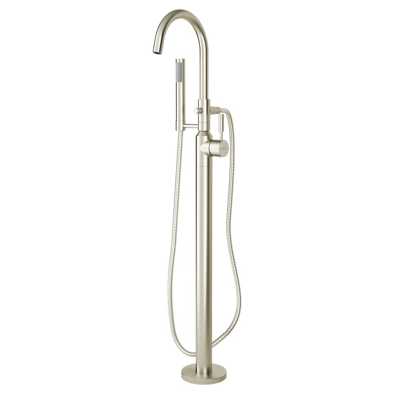 AMERICAN STANDARD 2764951.295, Cadet Freestanding Bathtub Faucet With Lever Handle in Brushed Nickel