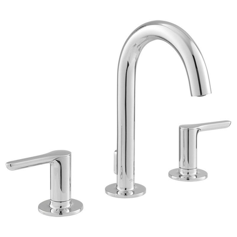 AMERICAN STANDARD 7105801.002, Studio S 8-Inch Widespread 2-Handle Bathroom Faucet 1.2 gpm/4.5 L/min With Lever Handles in Chrome