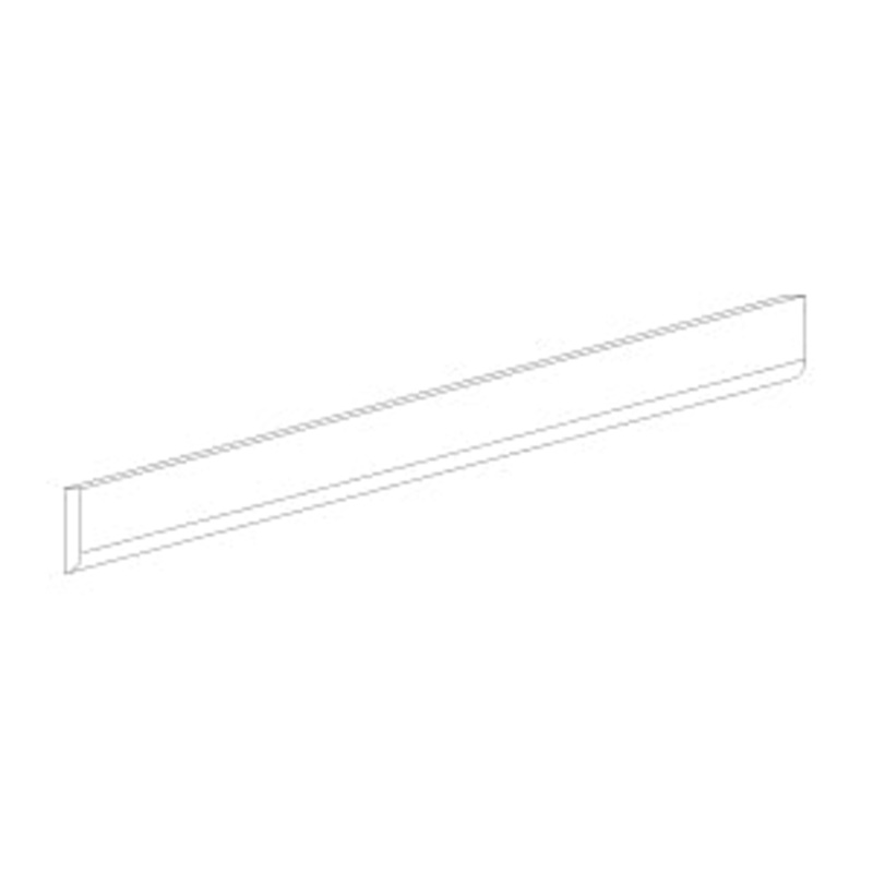 BERTCH TOEKICK-BW 96" Length Toekick Strip for Vanity Bases - White