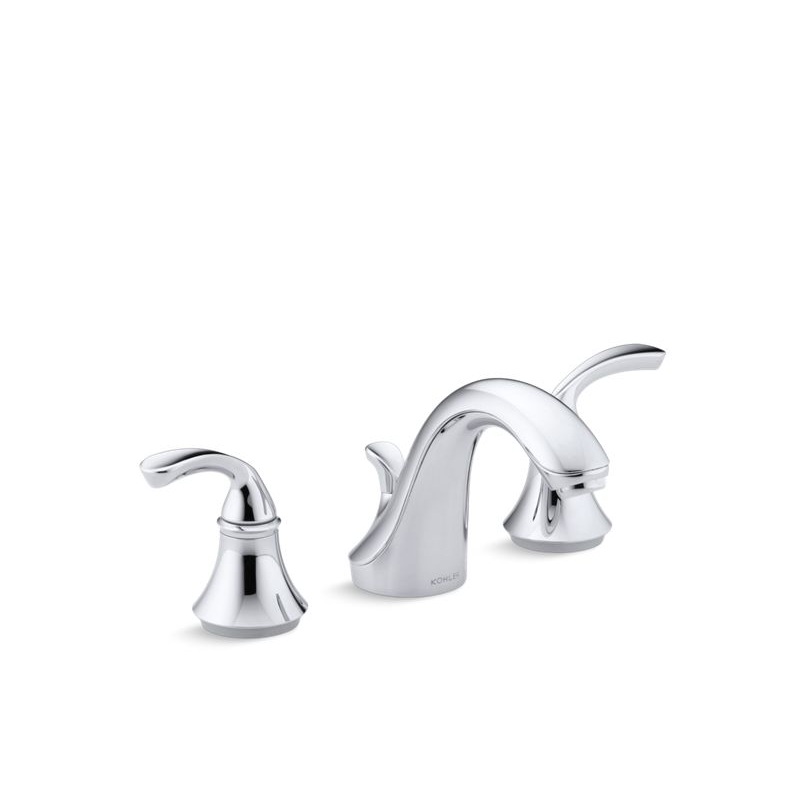 KOHLER K-10272-4-CP Forte Widespread Bathroom Sink Faucet, 1.2 Gpm In Polished Chrome