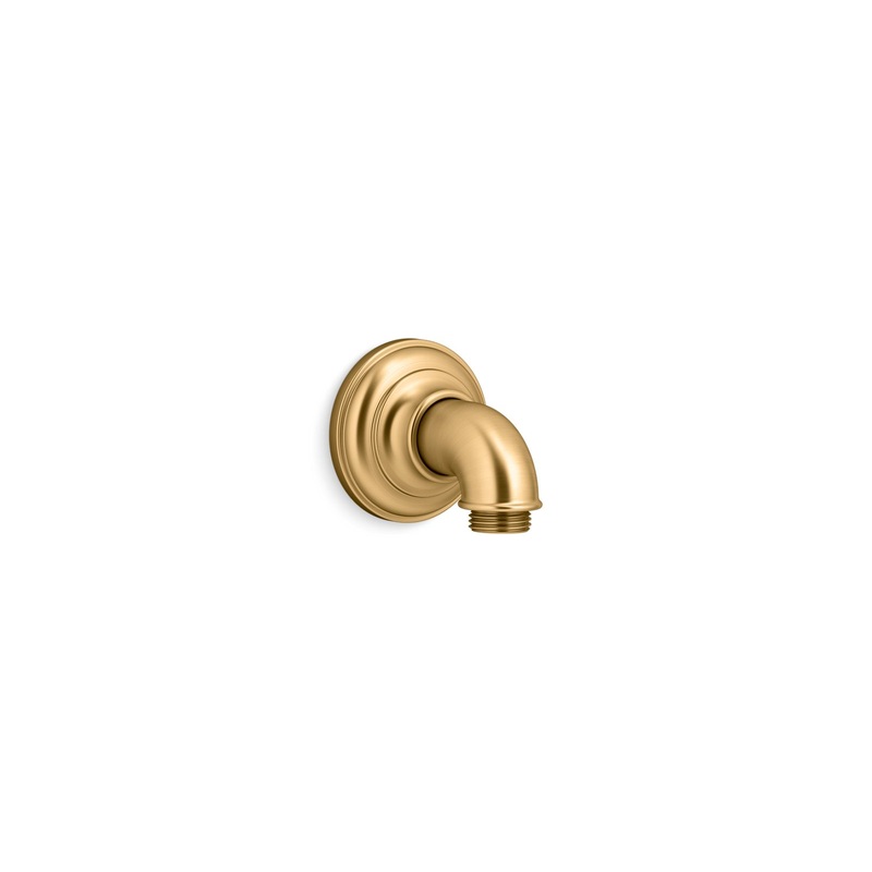 KOHLER K-72796-2MB Artifacts Wall-Mount Supply Elbow In Vibrant Brushed Moderne Brass