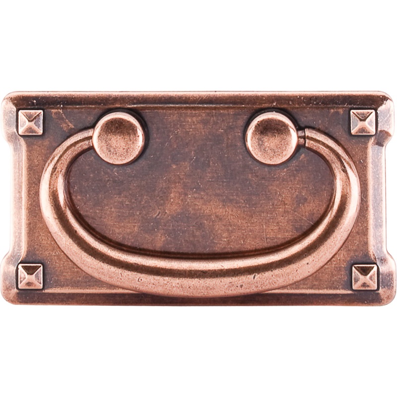 TOP KNOBS M236 Mission 3" Center to Center Novelty Pull , Old English Copper
