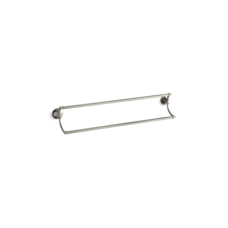 KOHLER K-11413-BN Bancroft 24" Double Towel Bar In Vibrant Brushed Nickel
