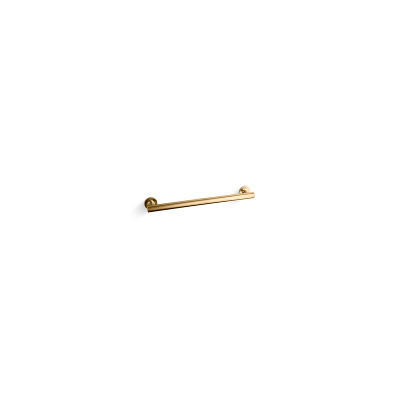 KOHLER K-11892-2MB Purist 18" Grab Bar In Vibrant Brushed Moderne Brass