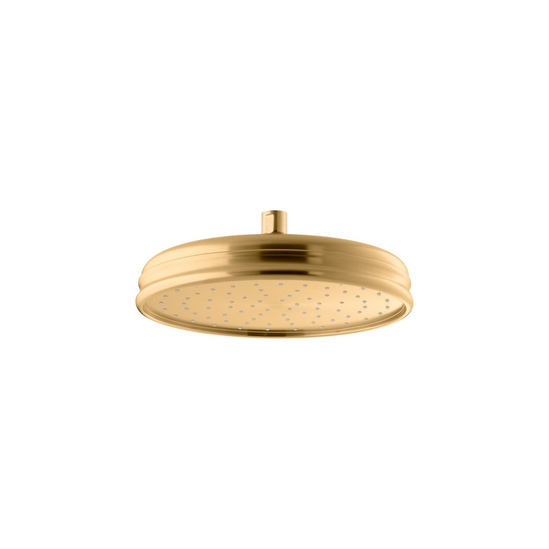 KOHLER K-13693-G-2MB Traditional 10" Single-Function Rainhead, 1.75 Gpm In Vibrant Brushed Moderne Brass