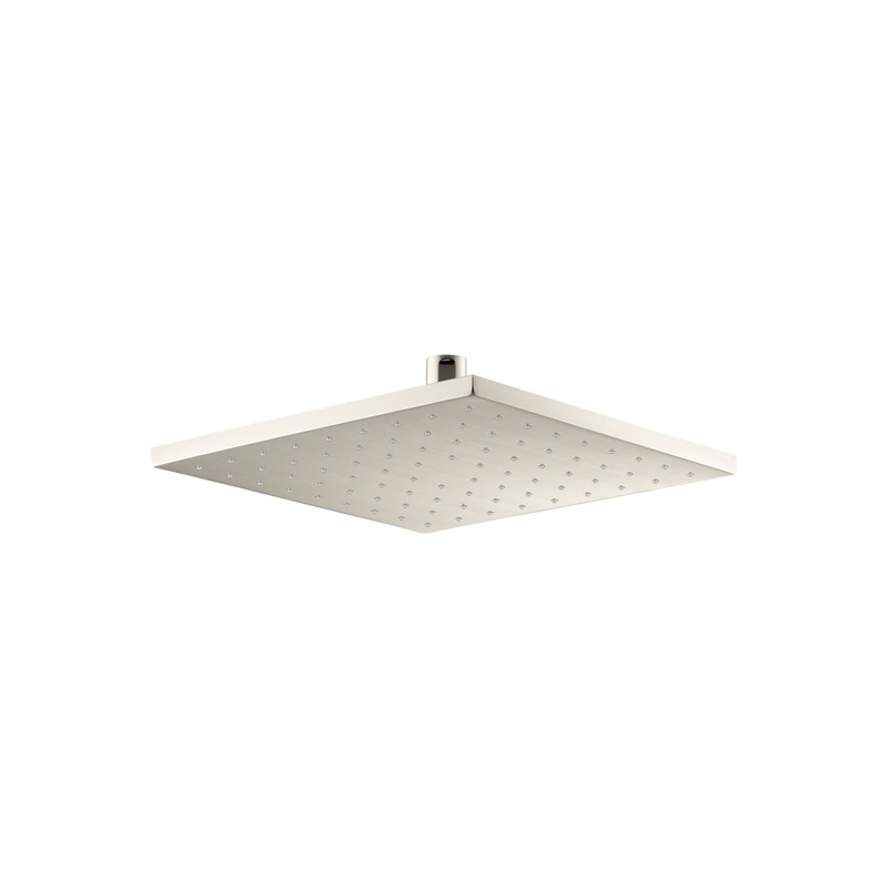 KOHLER K-13696-G-SN Contemporary 10" Square Single-Function Rainhead, 1.75 Gpm In Vibrant Polished Nickel