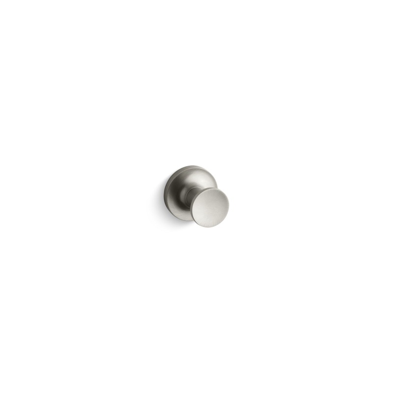 KOHLER K-14443-BN Purist Robe Hook In Vibrant Brushed Nickel