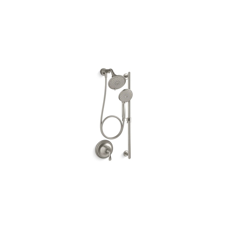 KOHLER K-22180-BN Forte Showering Kit, 2.5 Gpm In Vibrant Brushed Nickel