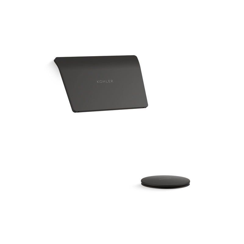 KOHLER K-23857-BL Tea-For-Two Bath Drain Trim In Matte Black